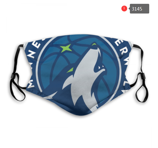 NBA Minnesota Timberwolves #3 Dust mask with filter